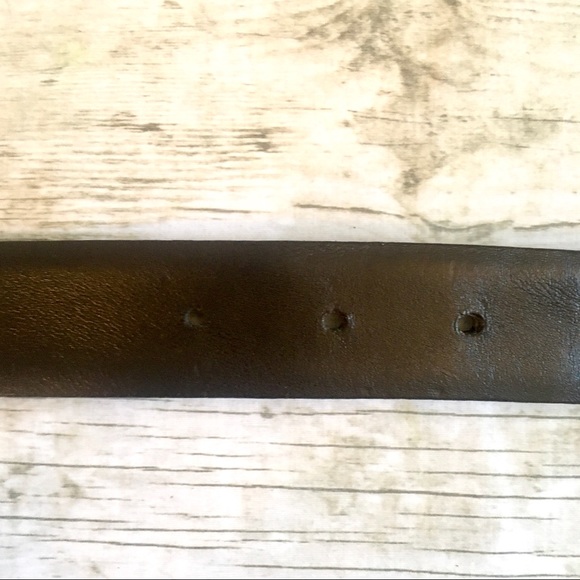 🔥3/$10 or 5/$15 SALE🔥 Men’s Belt Dark Brown Size 30 Silver Buckle - Picture 10 of 15